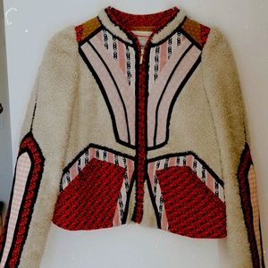 Anthropologie Cartonnier Neva Patchwork Jacket